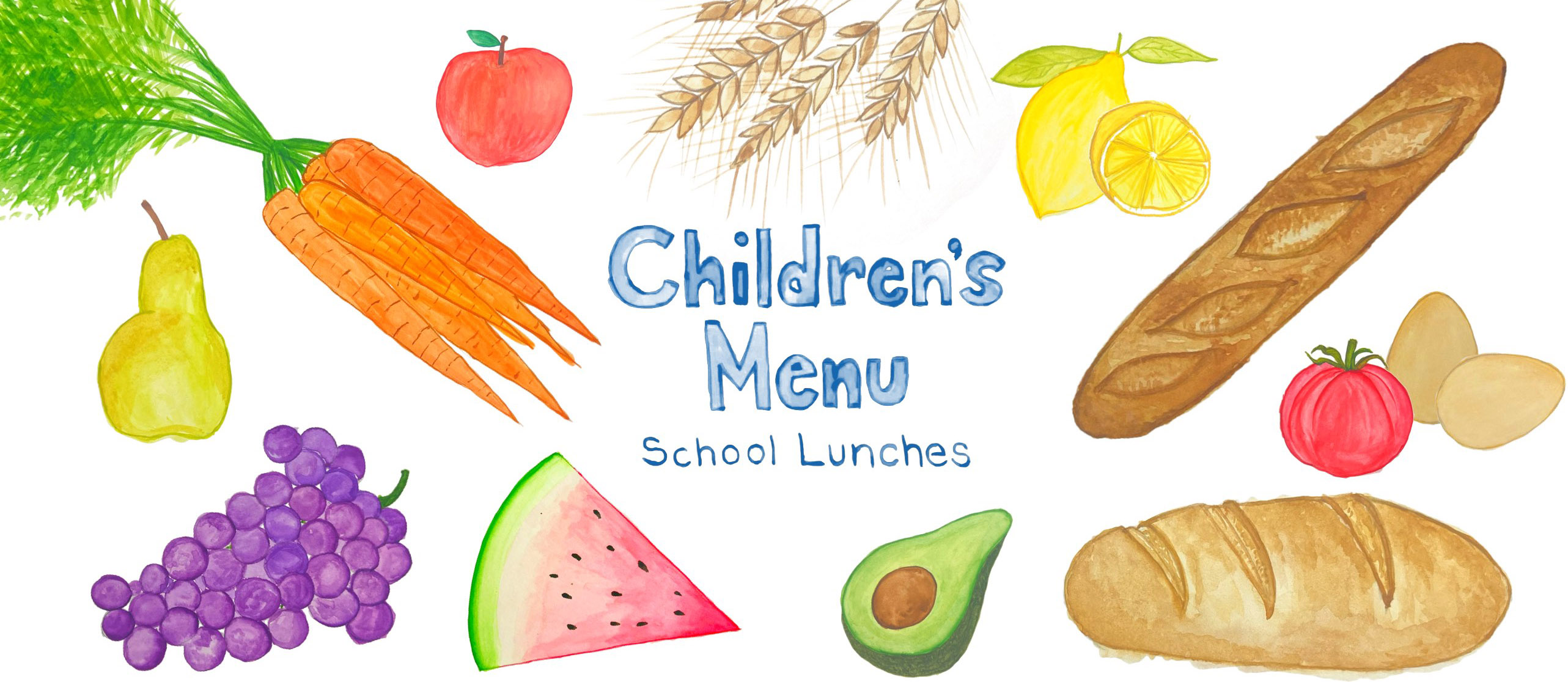 Children's Menu School Lunches